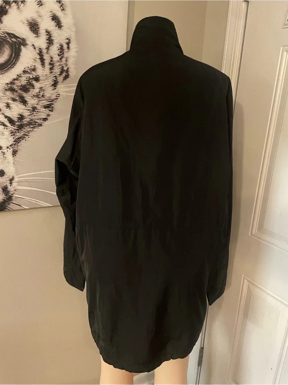 New Michael Kors Black Men's multi pocket Utility Field Jacket military size XL